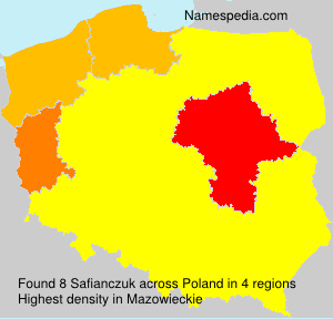 Surname Safianczuk in Poland Surname Safianczuk in Poland