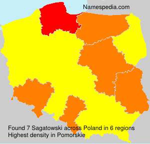 Surname Sagatowski in Poland Surname Sagatowski in Poland