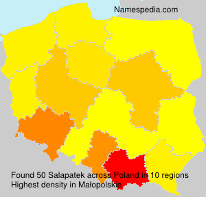 Surname Salapatek in Poland Surname Salapatek in Poland