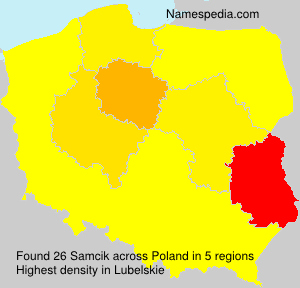 Surname Samcik in Poland Surname Samcik in Poland