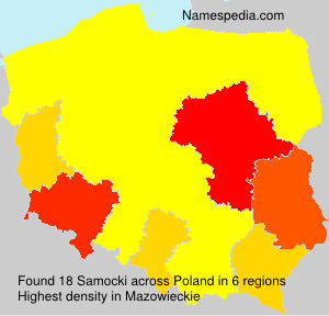 Surname Samocki in Poland Surname Samocki in Poland