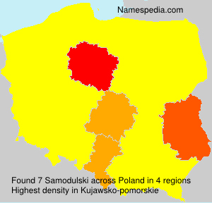 Surname Samodulski in Poland Surname Samodulski in Poland