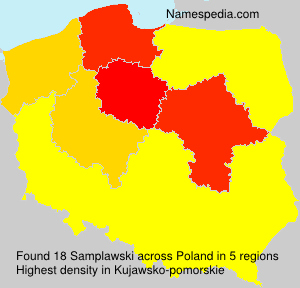 Surname Samplawski in Poland Surname Samplawski in Poland