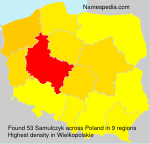 Surname Samulczyk in Poland Surname Samulczyk in Poland