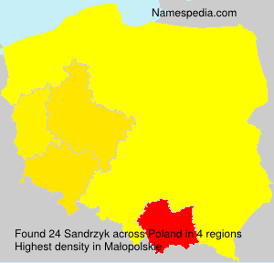Surname Sandrzyk in Poland Surname Sandrzyk in Poland