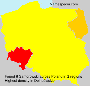 Surname Santorowski in Poland Surname Santorowski in Poland