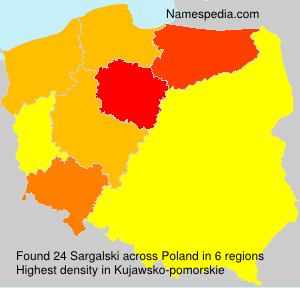 Surname Sargalski in Poland Surname Sargalski in Poland