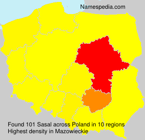 Surname Sasal in Poland Surname Sasal in Poland