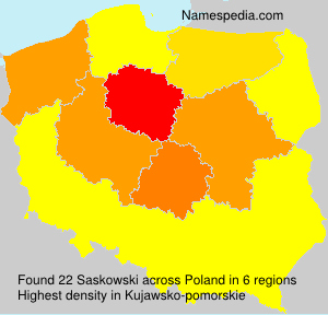 Surname Saskowski in Poland Surname Saskowski in Poland
