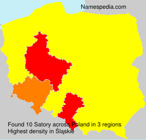 Surname Satory in Poland Surname Satory in Poland