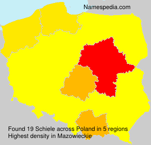 Surname Schiele in Poland Surname Schiele in Poland