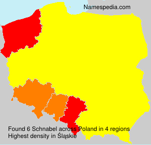 Surname Schnabel in Poland Surname Schnabel in Poland