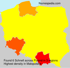 Surname Schnell in Poland Surname Schnell in Poland