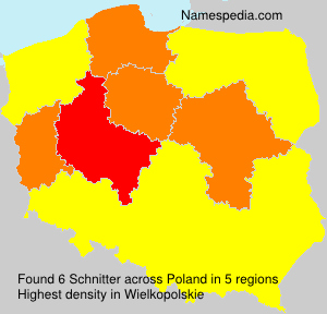 Surname Schnitter in Poland Surname Schnitter in Poland
