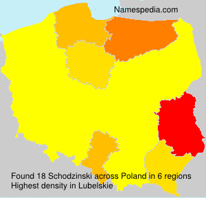 Surname Schodzinski in Poland Surname Schodzinski in Poland