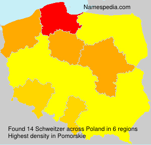 Surname Schweitzer in Poland Surname Schweitzer in Poland