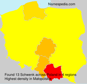Surname Schwenk in Poland Surname Schwenk in Poland