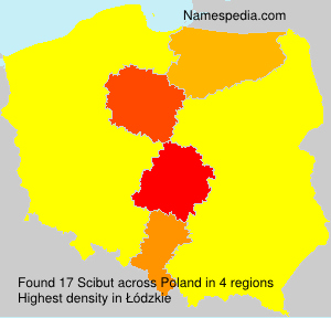 Surname Scibut in Poland Surname Scibut in Poland
