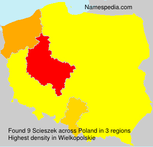Surname Scieszek in Poland Surname Scieszek in Poland
