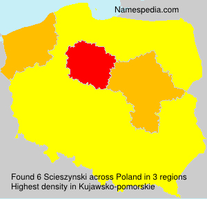 Surname Scieszynski in Poland Surname Scieszynski in Poland
