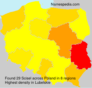 Surname Scisel in Poland Surname Scisel in Poland
