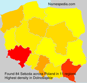 Surname Sebzda in Poland Surname Sebzda in Poland