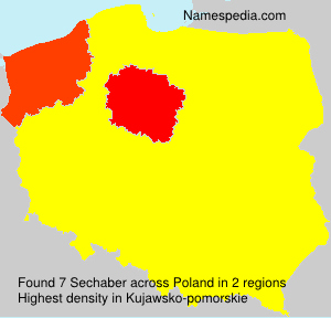 Surname Sechaber in Poland Surname Sechaber in Poland