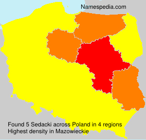 Surname Sedacki in Poland Surname Sedacki in Poland