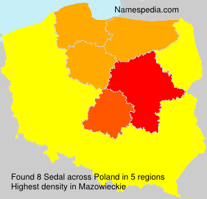 Surname Sedal in Poland Surname Sedal in Poland