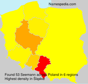 Surname Seemann in Poland Surname Seemann in Poland