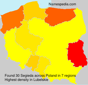 Surname Segieda in Poland Surname Segieda in Poland
