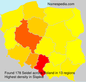 Surname Seidel in Poland Surname Seidel in Poland