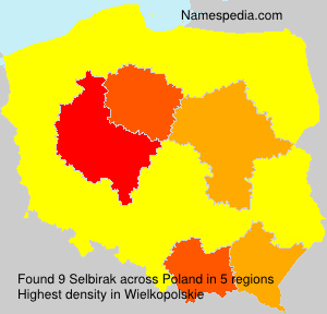 Surname Selbirak in Poland Surname Selbirak in Poland