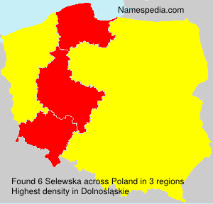 Surname Selewska in Poland Surname Selewska in Poland