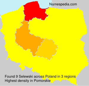 Surname Selewski in Poland Surname Selewski in Poland