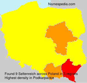 Surname Seltenreich in Poland Surname Seltenreich in Poland