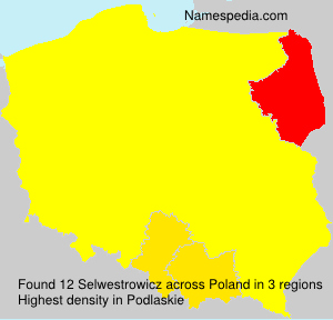 Surname Selwestrowicz in Poland Surname Selwestrowicz in Poland