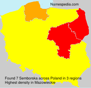 Surname Semborska in Poland Surname Semborska in Poland