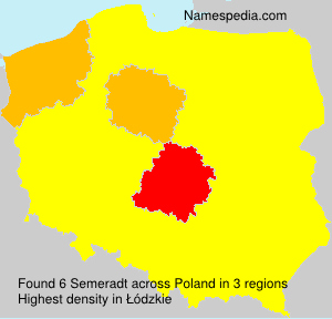 Surname Semeradt in Poland Surname Semeradt in Poland