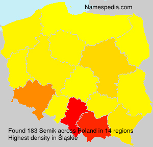 Surname Semik in Poland Surname Semik in Poland