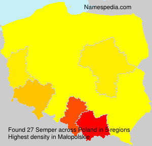 Surname Semper in Poland Surname Semper in Poland