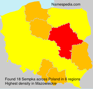 Surname Sempka in Poland Surname Sempka in Poland