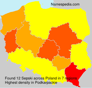 Surname Sepski in Poland Surname Sepski in Poland