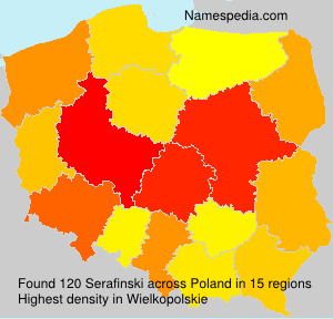 Surname Serafinski in Poland