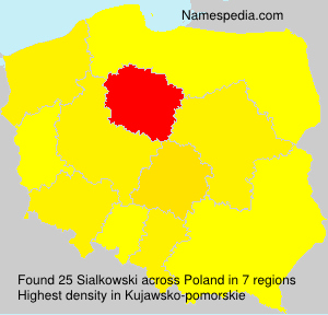 Surname Sialkowski in Poland Surname Sialkowski in Poland