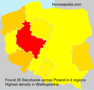 Surname Sieczkarek in Poland Surname Sieczkarek in Poland