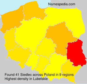Surname Siedlec in Poland Surname Siedlec in Poland