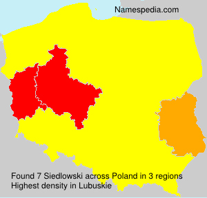 Surname Siedlowski in Poland Surname Siedlowski in Poland