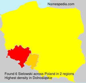 Surname Sielowski in Poland Surname Sielowski in Poland