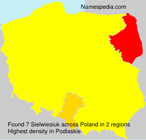 Surname Sielwiesiuk in Poland Surname Sielwiesiuk in Poland